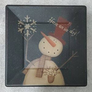 Set of 3 Festive Holiday Plates by Barbara Llyod - The Hearthside Collection